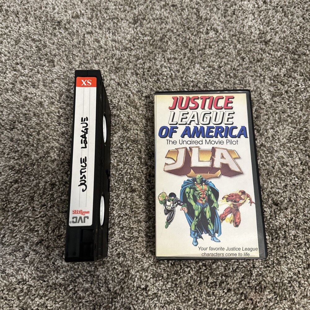 Justice League of America Live Action Movie Pilot 1997 VHS Tape